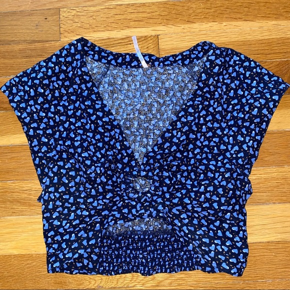 free people 💙 cropped top - Picture 2 of 3
